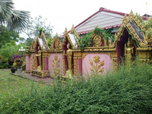 у храма, Таиланд